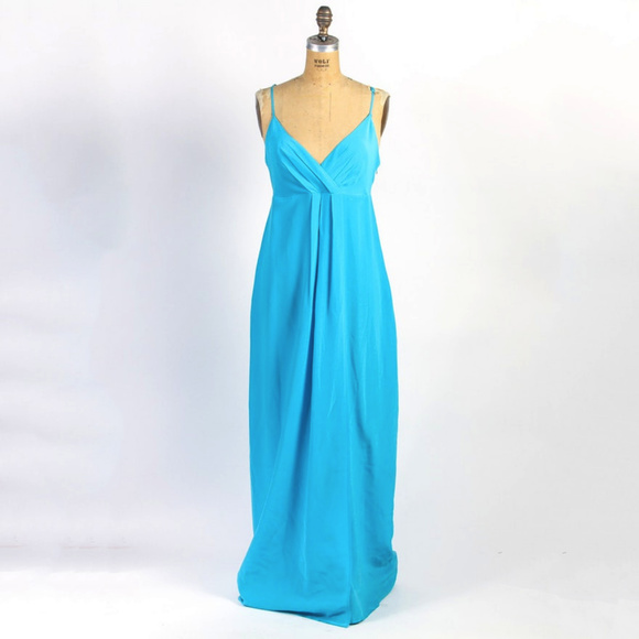 Cynthia Rowley silk turquoise dress - size 4 - Picture 1 of 5